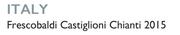 Frescobaldi Castiglioni Chianti 2015-6 Per case