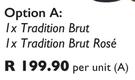 Villiera Twin Pack In Gift Box 1 x Tradition Brut, 1 x Tradition Brut Rose-Per Unit