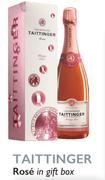 Taittinger Rose In Gift Box-Per Unit