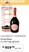 Laurent Perrier Cuvee Rose In A Bird Cage Gift Box-Per Unit