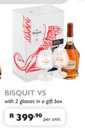 Bisquit VS With 2 Glasses In A Gift Box-Per Unit