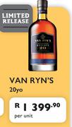 Van Ryn's 20yo-Per Unit