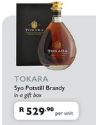 Tokara 5yo Potstill Brandy In A Gift Box-Per Unit