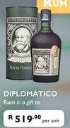 Diplomatico Rum In A Gift Tin-Per Unit