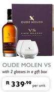 Oude Molen VS With 2 Glasses In A Gift Box-Per Unit