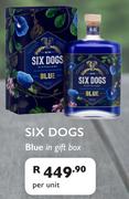 Six Dogs Blue In Gift Box-Per Unit