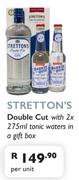Stretton's Double Cut With 2 x 275ml Tonic Waters In A Gift Box-Per Unit