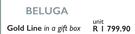 Beluga Gold Line In A Gift Box-Per Unit