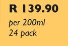 Fitch & Leeds-24 x 200ml Per Pack