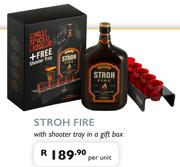 Stroh Fire With Shooter Tray In A Gift Box-Per Unit