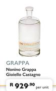 Grappa Nonino Grappa Gioiello Castagno-Per Unit