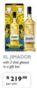 EL Jimador With 2 Shot Glasses In A Gift Box-Per Unit
