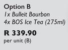 Bulleit Boilermaker-275ml Per Unit