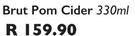 Garagista Brut Pom Cider 330ml  6 pack