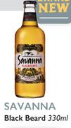 Savanna Black Beard-24 x 330ml Per Case