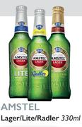 Amstel Lager/Lite/Radler-24 x 330ml Per Case