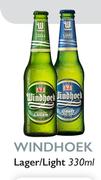 Windhoek Lager/Light-12 x 330ml Per Case