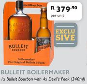Bulleit Boilermaker-340ml Per Unit
