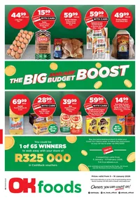 OK Foods Gauteng, Free State, North West, Mpumalanga & Limpopo : The Big January Budget Boost (05 January - 18 January 2026)