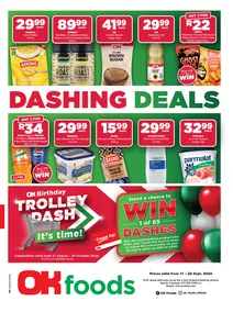 OK Foods Gauteng, Mpumalanga & Limpopo : Dashing Deals (11 September - 22 September 2024)