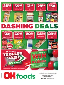 OK Foods Gauteng, Mpumalanga & Limpopo : Dashing Deals (09 October - 20 October 2024)