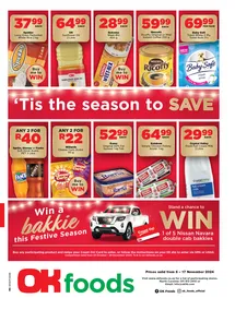 OK Foods Gauteng, Mpumalanga & Limpopo : 'Tis The Season To Save (06 November - 17 November 2024)