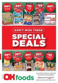 OK Foods Gauteng, Mpumalanga & Limpopo : Don't Miss These Special Deals (25 February - 08 March 2026)