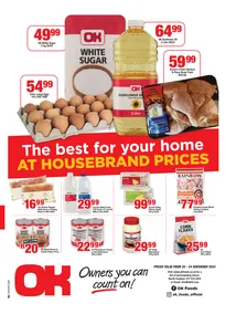 OK Foods Gauteng, Mpumalanga & Limpopo : The Best For Your Home (20 November - 24 November 2024)