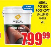 Medal Acrylic Roof Coat Excluding Green-20Ltr