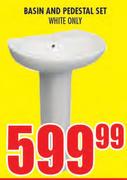Basin And Pedestal Set-Per Set