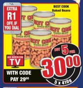 Best Cook Baked Beans-5 x 410g