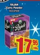 Rajah Curry powder Assorted-100g