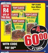 Top Class Soya Mince Assorted-4 x 500g