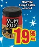 Yum Tum Peanut Butter 400g