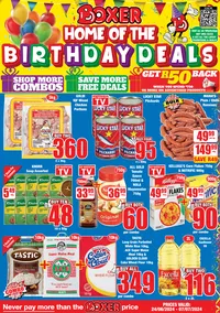 Boxer Super Stores Free State & North West : Home Of The Birthday Deals (24 June - 7 July 2024)