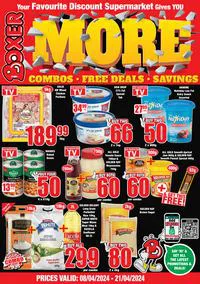 Boxer Super Stores Free State & North West : Your Favourite Discount Supermarket Give You More (8 April - 21 April 2024)