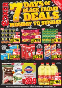 Boxer Super Stores Free State & North West : 7 Days Of Black Friday Deals (24 November - 30 November 2025)