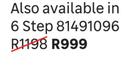 Rise 6 Step Aluminium Ladder SS 120cm 150Kg 81491096