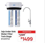 JoJo Under Sink Water Filter Twin Stage 81469748