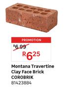Corobrik Montana Travertine Clay Face Brick 81423884