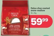 Delux Choc Coated Snow-Mallow-18 x 16g