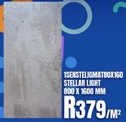 Large Format Porcelaon Slab 1SENSTELIGMAT80X160 Stellar Light 800 x 1600mm-Per Sqm