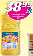 Cambridge Food Pure Sunflower Oil-2Ltr