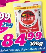 Safari Braaipap Super Maize Meal-10Kg