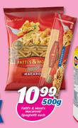 Fatti's And Moni's Macaroni/Spaghetti-500g Each