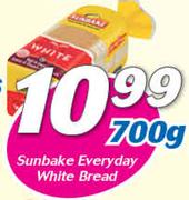 Sunbake Everyday White Bread-700g
