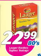 Laager Rooibos Tagless Teabags-80's Pack