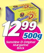 Sunshine D Original Margarine Brick-500g