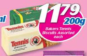 Bakers Tennis Biscuits Assorted-200g Each