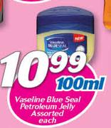 Vaseline Blue Seal Petroleum Jelly Assorted-100ml Each